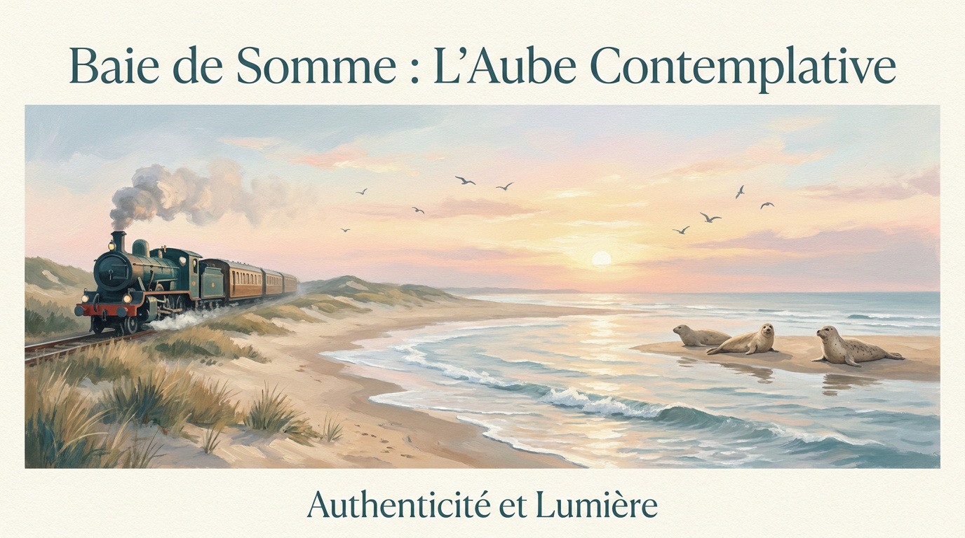 Aube contemplative sur la Baie de Somme au Crotoy