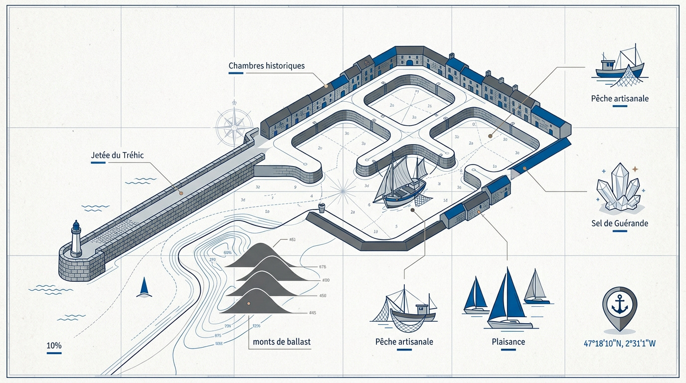 Quais historiques du port du Croisic
