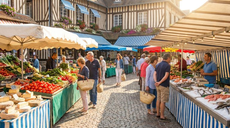 Marché de Deauville : horaires, accès et produits locaux
