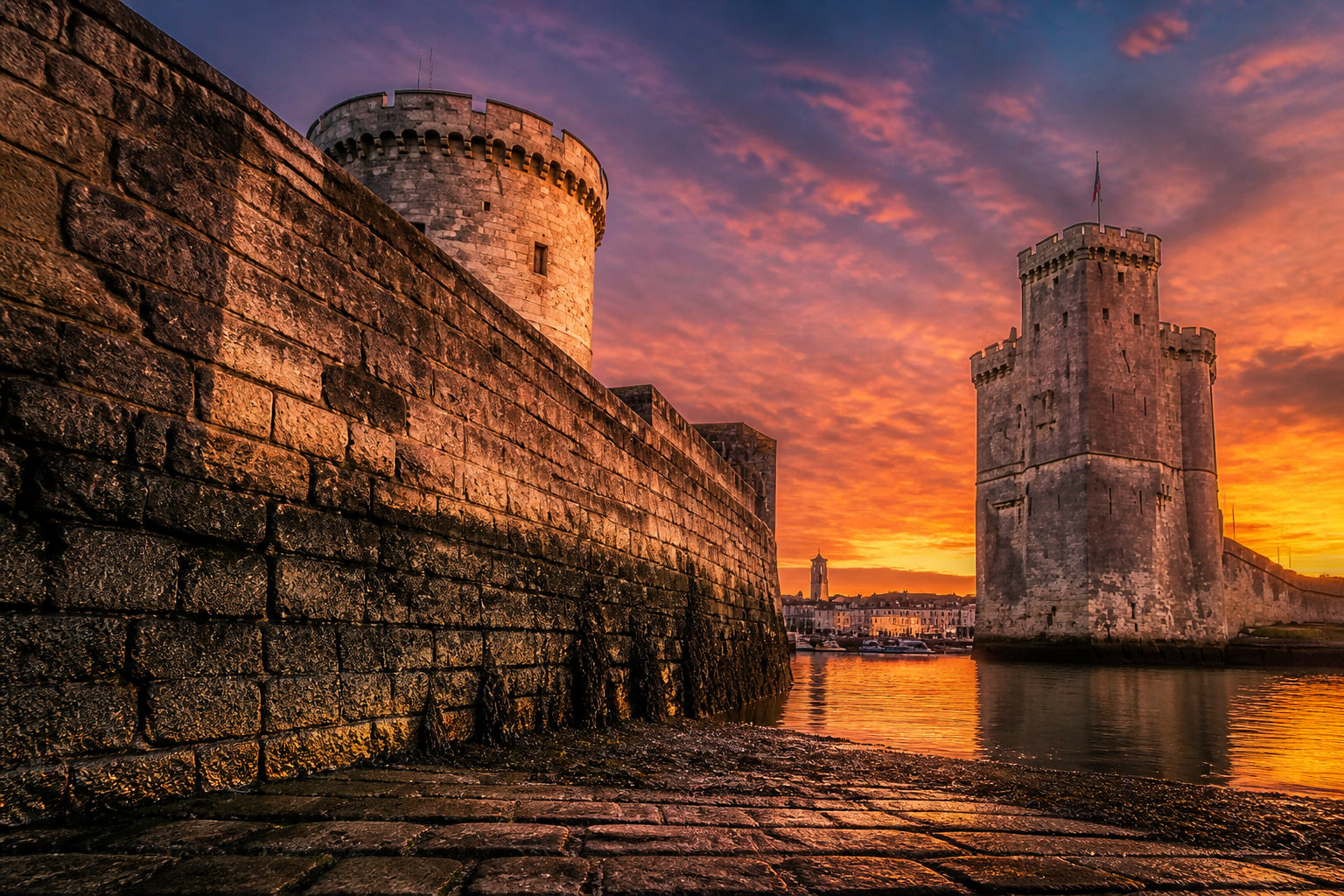 La Rochelle et l'héritage historique des tours médiévales