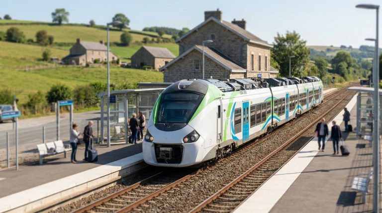 Train Questembert Vannes : horaires et tarifs 2026