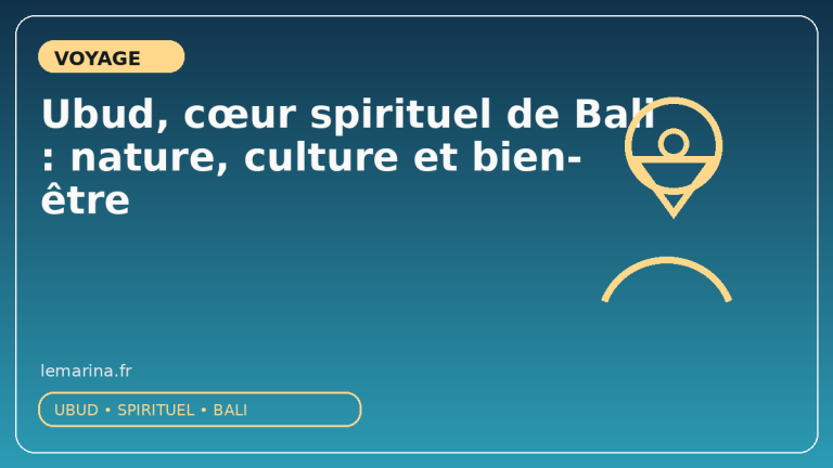 Ubud, cœur spirituel de Bali : nature, culture et bien-être