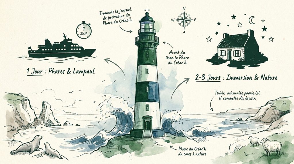 Combien de temps pour visiter Ouessant et profiter de l'île