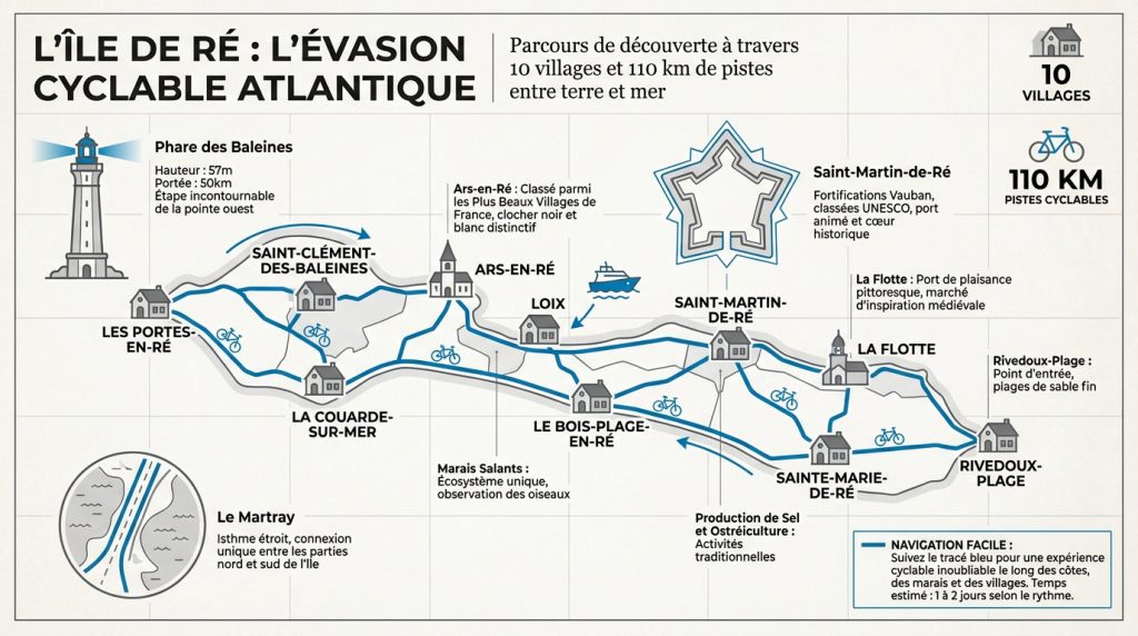 Comment utiliser la carte de l'île de Ré pour votre séjour