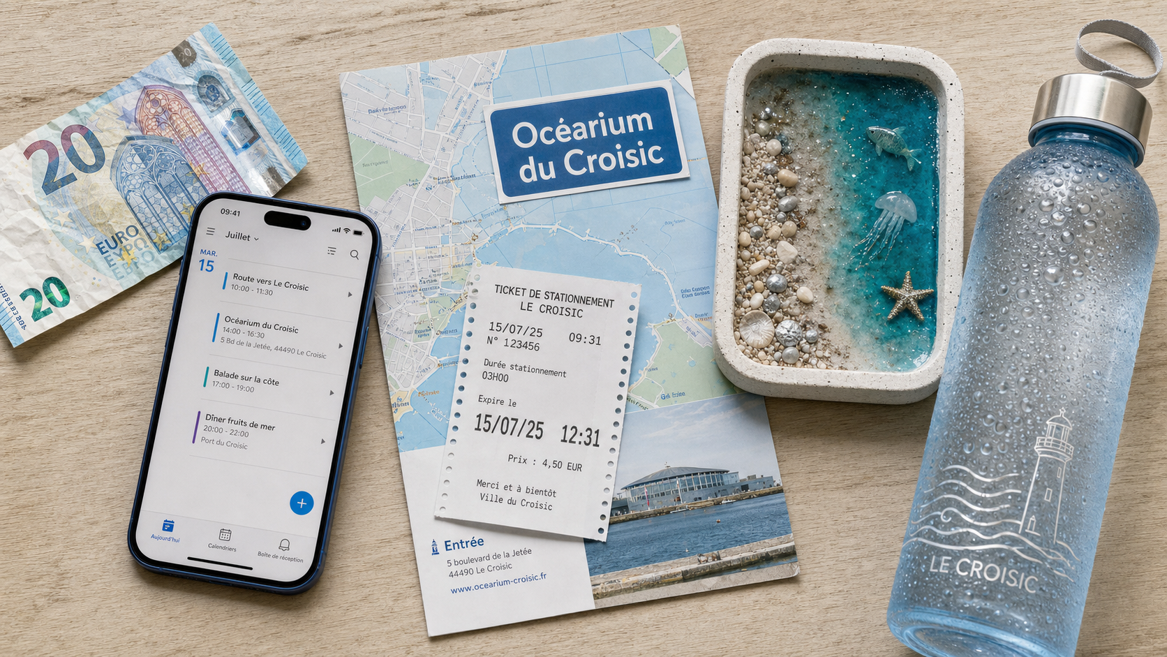 Océarium du Croisic avenue de Saint-Goustan : 3 heures de parking, 4 univers marins et billets à anticiper