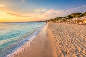 La plage de Pampelonne : sable fin et glamour sur 4,5 km