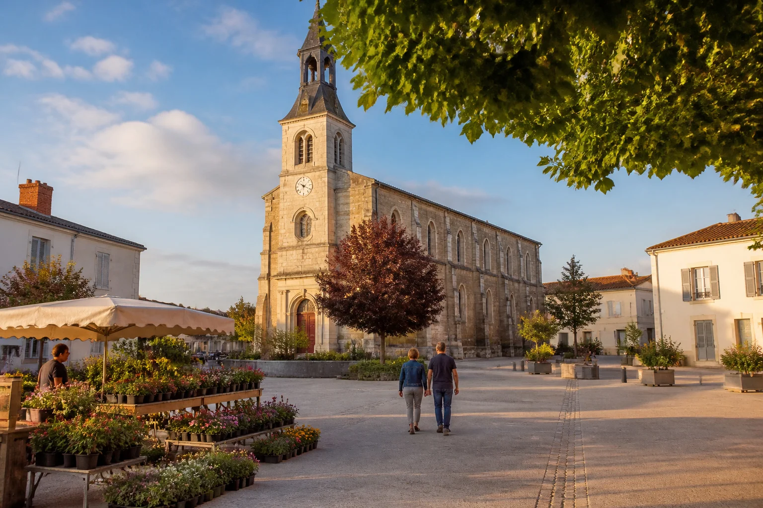 Place daizenay vendee france