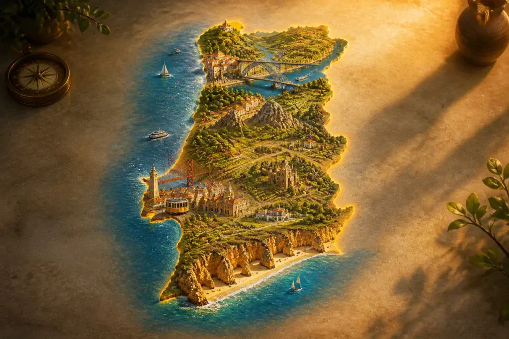Carte artistique du portugal un tresor a decouvrir
