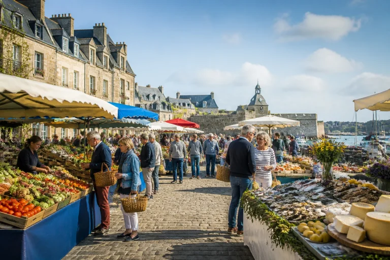 Marché de Concarneau : jours, saveurs et conseils pratiques