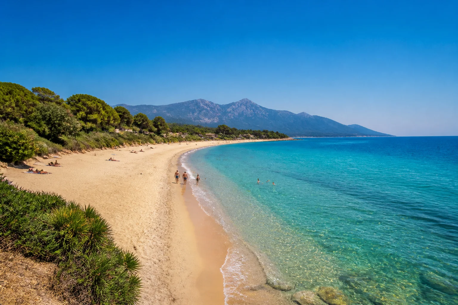 Plage de moriani corse un paradis azur