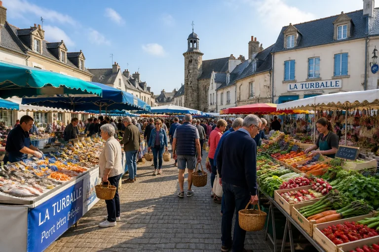 Le marché de La Turballe : jours, lieux et produits