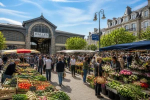 Marché de Dinard : jours, horaires et accès aux Halles
