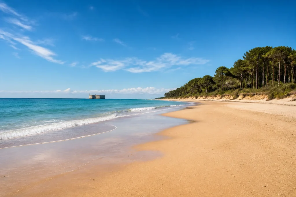Plage des saumonards ile doleron