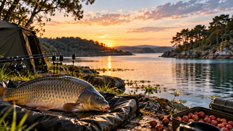 Les plus beaux étangs de pêche à la carpe en bretagne sud